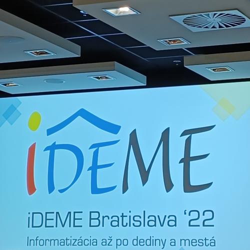 iDEME 2022 -Informatizácia až po dediny a mestá